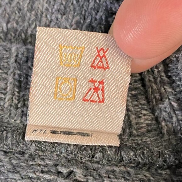 Tip top charcoal grey 90s dad accountant style sweater XL - Picture 7 of 12